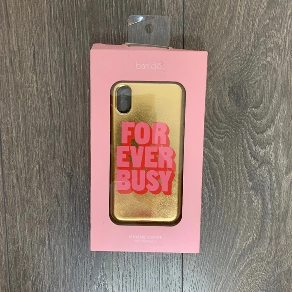 Ban.do Forever Busy  Gold iPhone X Case - Picture 4 of 6